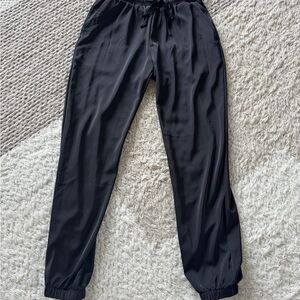 Kittenish Silky Black Pants